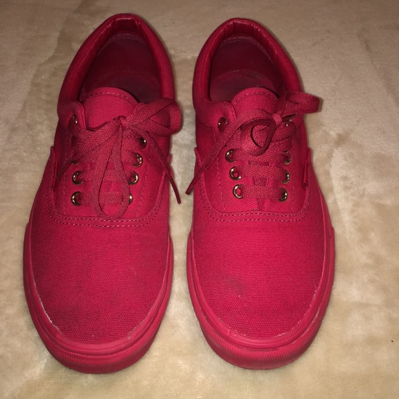 red vans womens 7.5
